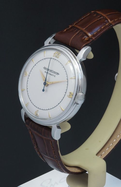 fig 1. Very Rare Jaeger Le-Coultre Calibre 476 Bumper Automatic Mens Vintage Watch c1948