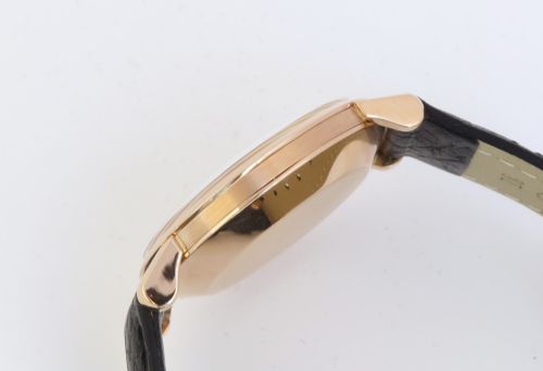 fig 6. Rare Solid 18ct Rose Gold Omega Tresor Automatic c1959