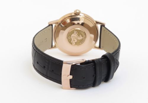 fig 2. Mint Solid 18ct 18k Rose Gold Omega Seamaster Automatic with Boxes c1962