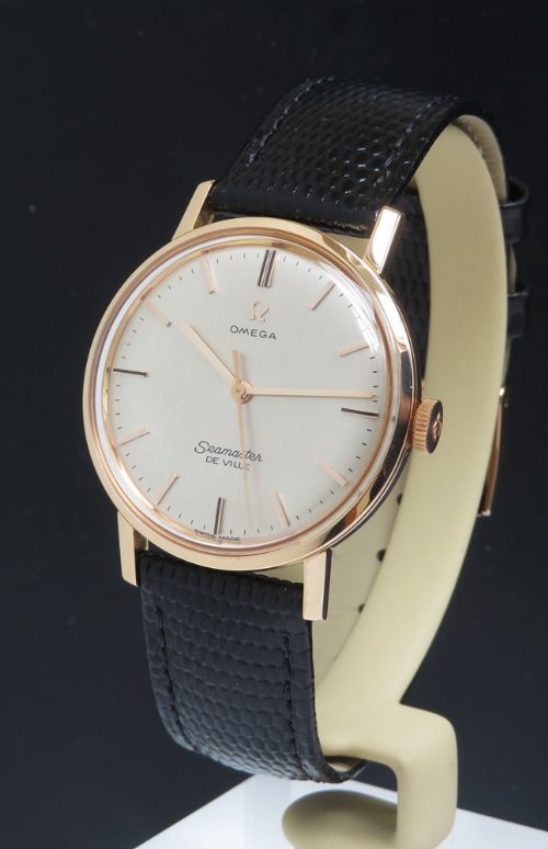 fig 2. Solid 18ct Rose Gold Omega Seamaster De Ville c1962