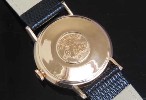 fig 4. Solid 18ct Rose Gold Omega Seamaster De Ville c1962