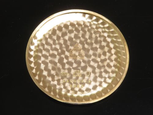 fig 7. Solid 18ct Rose Gold Omega Tresor Jumbo c1950