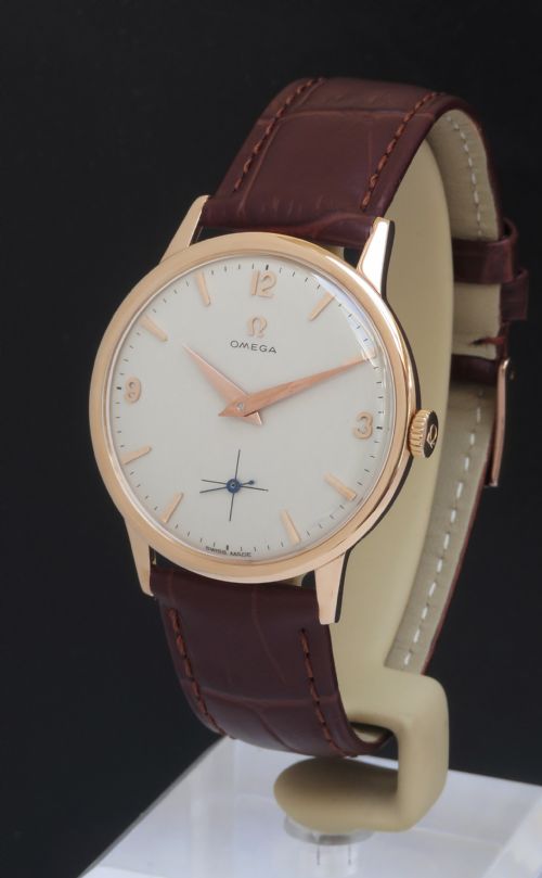 Solid 18ct Rose Gold Omega Calibre 269 C1962