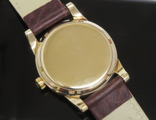 fig 2. Solid 14ct Omega Seamaster Mark 1 Bumper Mens Vintage Watch c1952