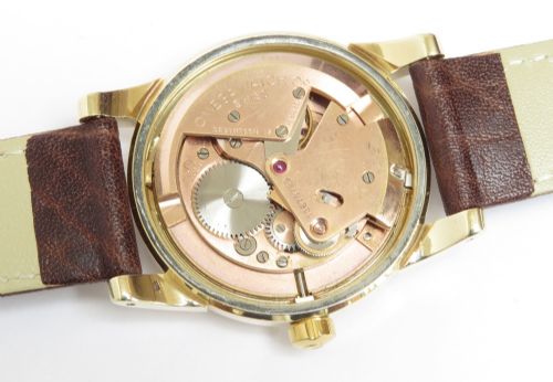fig 3. Solid 14ct Omega Seamaster Mark 1 Bumper Mens Vintage Watch c1952