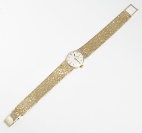 fig 8. Beautiful Solid 9ct Gold Omega Ladies Cocktail Watch c1965