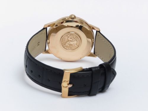fig 4. Very Rare Solid 18ct Rose Gold Omega Seamaster Deluxe c1966
