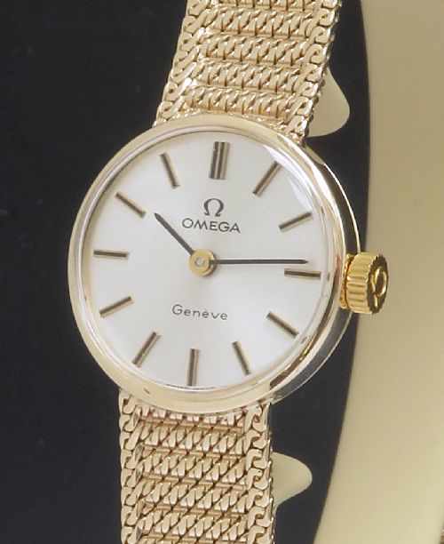 fig 1. Solid 9ct Gold Omega Ladies Cocktail Watch c1964