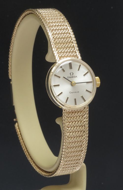 fig 3. Solid 9ct Gold Omega Ladies Cocktail Watch c1964