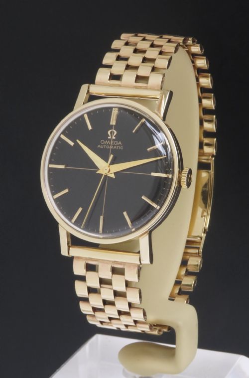 Solid 9ct Gold Omega Automatic on Solid 9ct Bracelet C1964