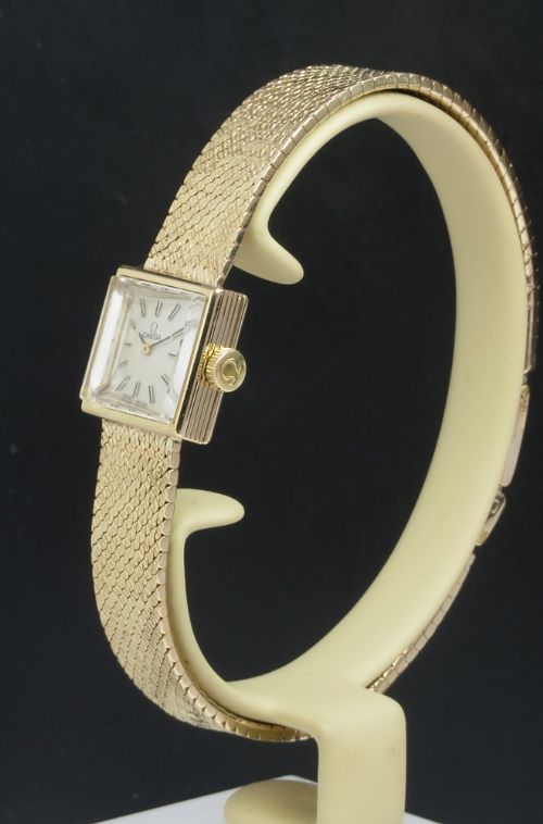 fig 1. Solid 9ct Gold Omega Ladies Cocktail Watch c1964