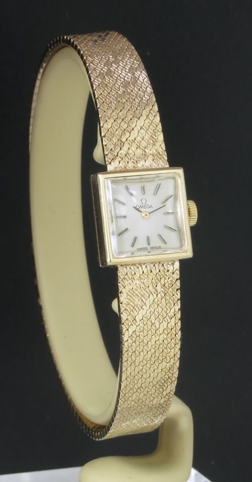 fig 2. Solid 9ct Gold Omega Ladies Cocktail Watch c1964