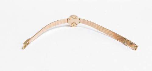 fig 1. Mint Condition Solid 18ct Rose Gold Jaeger- LeCoutre Ladies Cocktail Watch c1960