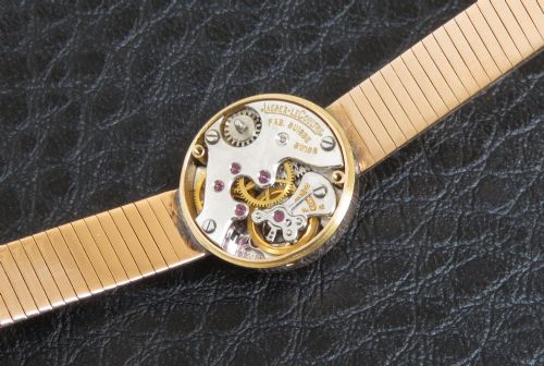 fig 7. Mint Condition Solid 18ct Rose Gold Jaeger- LeCoutre Ladies Cocktail Watch c1960