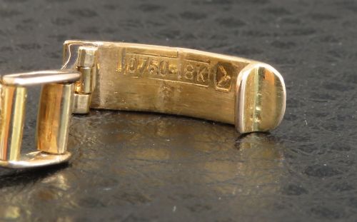 fig 9. Mint Condition Solid 18ct Rose Gold Jaeger- LeCoutre Ladies Cocktail Watch c1960