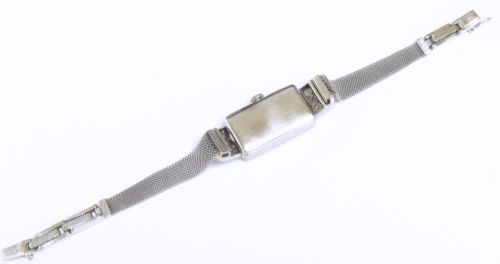 fig 4. Beautiful Benson Platinum and Diamond Ladies Art Deco Cocktail Watch c1930
