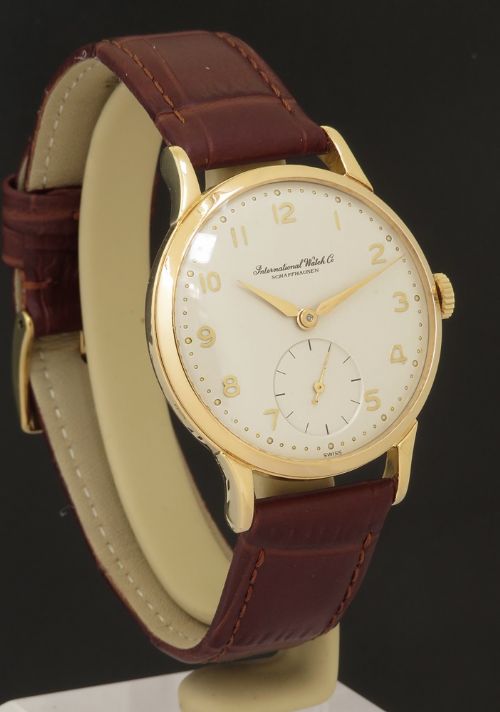 fig 1. Solid 18ct Gold IWC International Watch Company Calibre 88 c1954