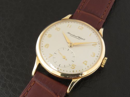 fig 5. Solid 18ct Gold IWC International Watch Company Calibre 88 c1954