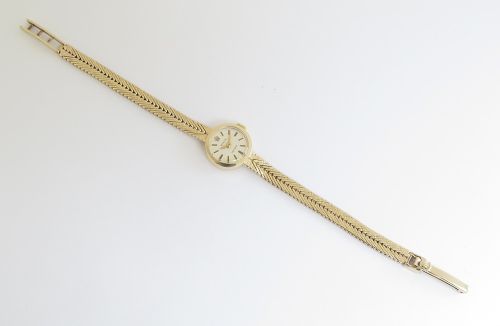 fig 3. Mint Original Solid 9ct Gold Rolex Precision Ladies Cocktail Watch With Boxes and Paperwork c1969