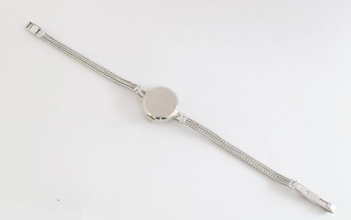fig 5. Solid 18ct White Gold and Diamond Vertex Revue Ladies Cocktail Watch c1967