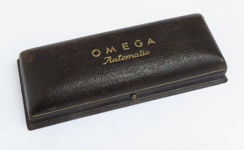 fig 1. Extremely Rare Omega 18ct Rose Gold Automatic Chronometre c1950