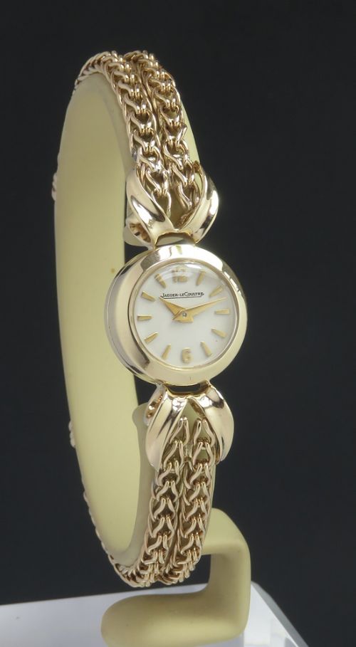 fig 2. Beautiful Solid 9ct Gold Jaeger-LeCoultre Ladies Cocktail Watch c1960