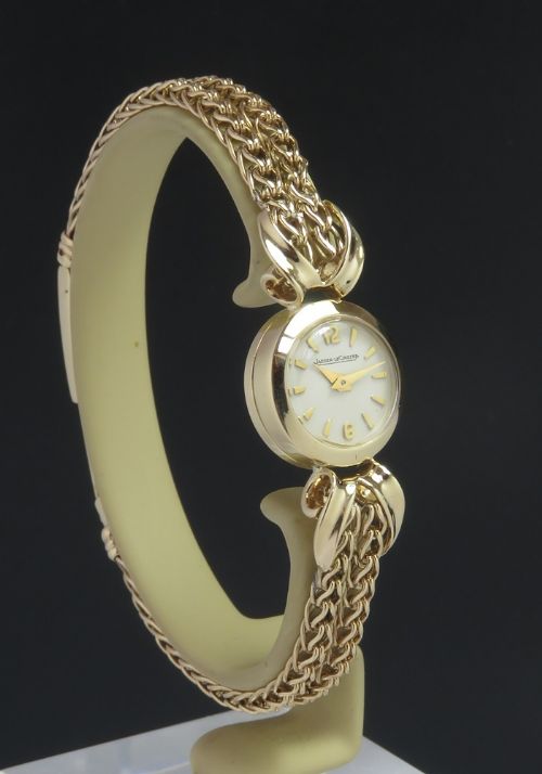 fig 3. Beautiful Solid 9ct Gold Jaeger-LeCoultre Ladies Cocktail Watch c1960