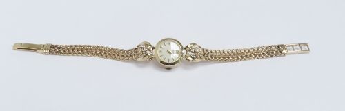 fig 4. Beautiful Solid 9ct Gold Jaeger-LeCoultre Ladies Cocktail Watch c1960