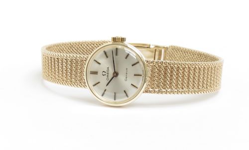 fig 5. Solid 9ct Gold Omega Geneve Ladies Cocktail Watch
