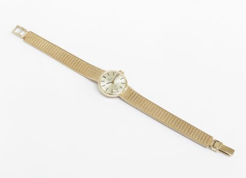 fig 7. Solid 9ct Gold Omega Geneve Ladies Cocktail Watch
