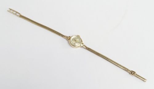 fig 2. Beautiful Solid 9ct Gold Rolex Tudor Royal Cocktail Watch c1964