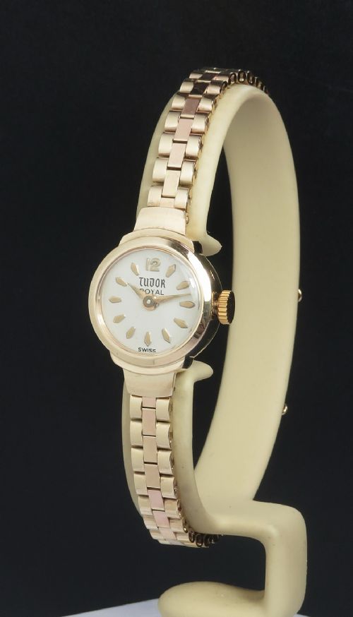 Solid 9ct Gold Rolex Tudor Royal Cocktail Watch C1965