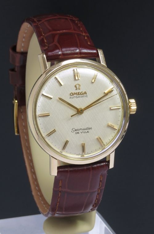 fig 2. Mint Original Solid 9ct Gold Omega Seamaster De Ville Automatic c1967
