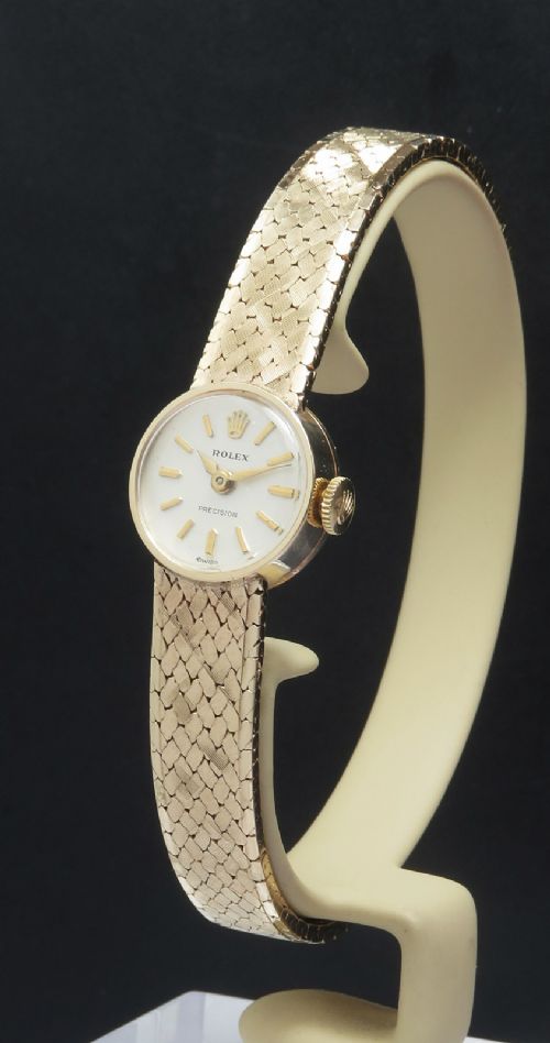 Mint Unworn Solid 9ct Gold Rolex Precision Cocktail Watch C1968
