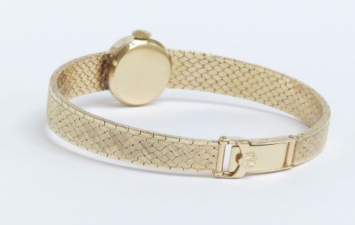 fig 2. Mint Unworn Solid 9ct Gold Rolex Precision Cocktail Watch c1968
