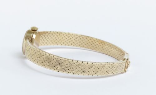 fig 3. Mint Unworn Solid 9ct Gold Rolex Precision Cocktail Watch c1968