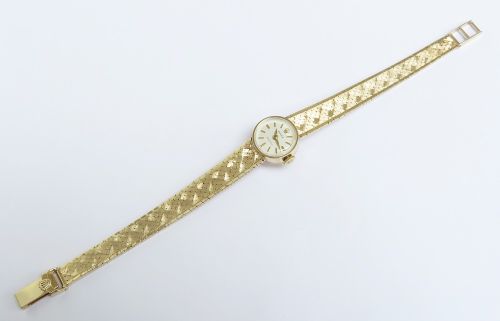 fig 7. Mint Unworn Solid 9ct Gold Rolex Precision Cocktail Watch c1968