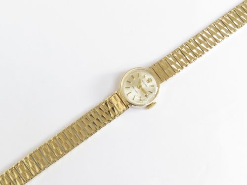 fig 3. Solid 9ct Gold Rolex Precision Cocktail Watch c1964