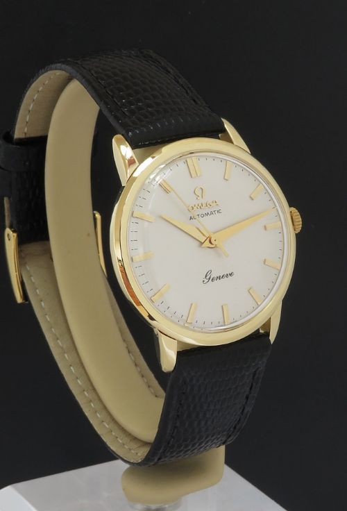fig 1. Solid 18ct Gold Omega Geneve Automatic c1960