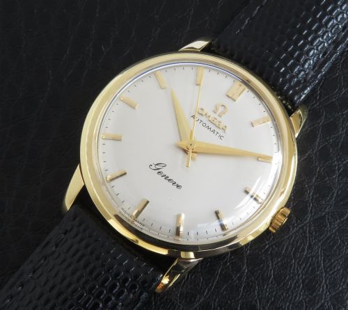 fig 2. Solid 18ct Gold Omega Geneve Automatic c1960