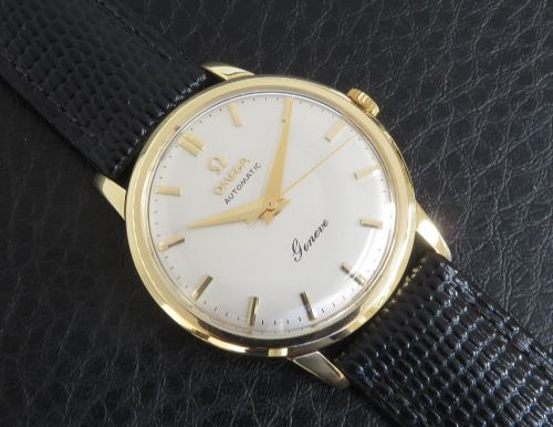 fig 3. Solid 18ct Gold Omega Geneve Automatic c1960