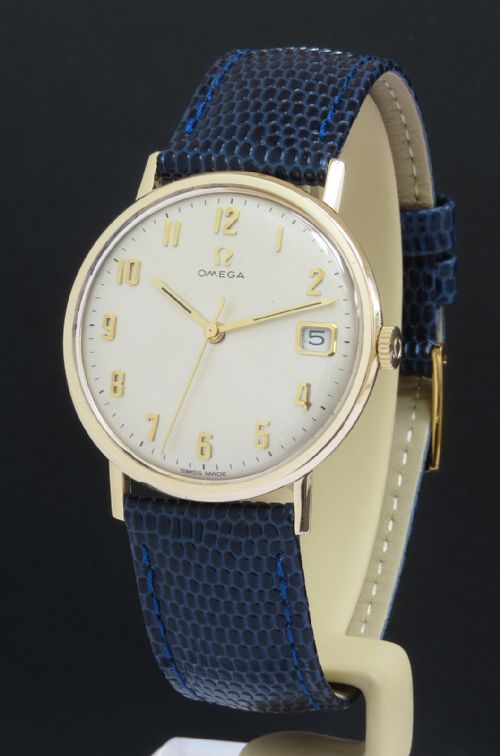 Rare Omega Solid 9ct Gold Calendar C1966