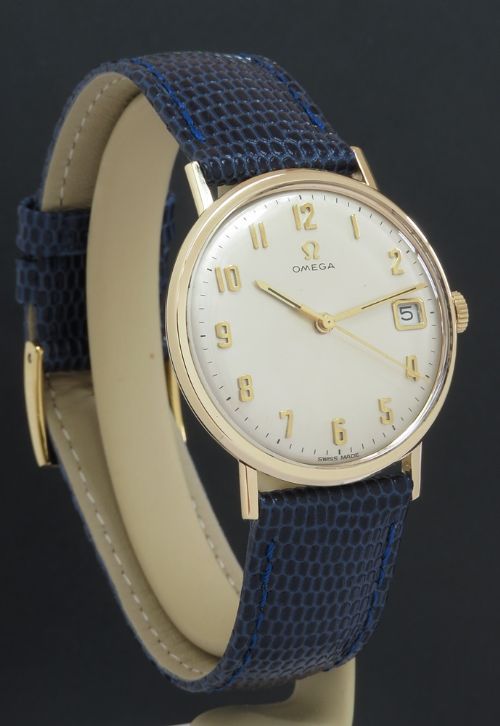 fig 4. Rare Omega Solid 9ct Gold Calendar c1966