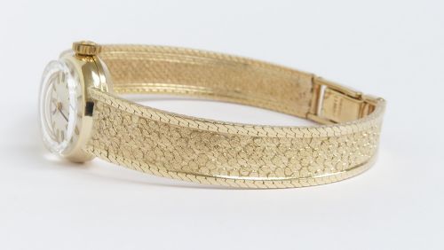 fig 3. Solid 9ct Gold Omega Sapphette Ladies Cocktail Watch c1965
