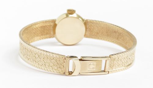 fig 5. Solid 9ct Gold Omega Sapphette Ladies Cocktail Watch c1965