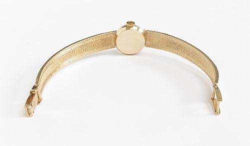 fig 7. Solid 9ct Gold Omega Sapphette Ladies Cocktail Watch c1965