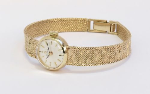 fig 2. Solid 9ct Gold Omega Ladies Cocktail Watch c1966