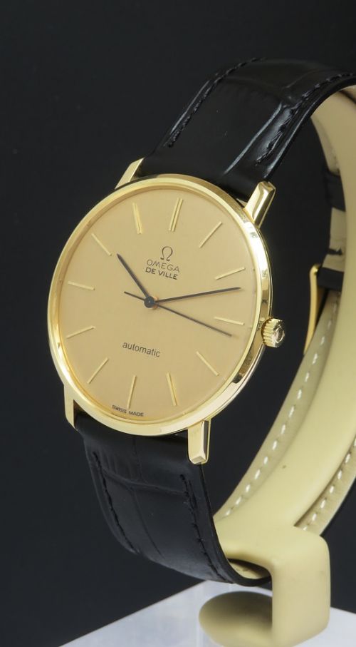 fig 1. Solid 18ct Omega De Ville Deluxe Automatic c1966