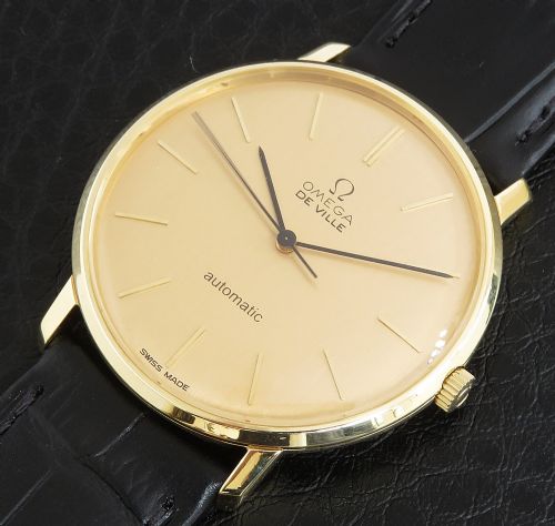 fig 4. Solid 18ct Omega De Ville Deluxe Automatic c1966