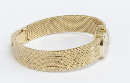 fig 6. Stunning Solid 9ct Gold Omega Ladymatic with Box c1963